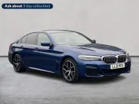 Used BMW 520 M Sport 2021 Blue Sedan