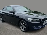 Used BMW 218 Sport Line 136 HP (100 kW) 2016 Black Coupe