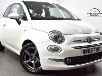 Used Fiat 500 Lounge 85 HP (62 kW) 2016 White Hatchback