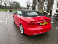 Used Audi A3 Cabriolet S-Line 150 HP (110 kW) 2015 Red Cabriolet