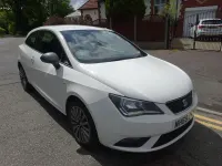 Begagnad Seat Ibiza CONNECT 90 HK (66 kW) 2016 Vit Halvkombi