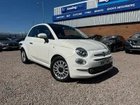Used Fiat 500 Lounge 69 HP (50 kW) 2017 White Hatchback