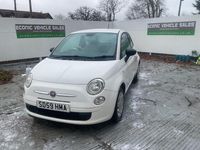 Used Fiat 500 Pop 69 HP (50 kW) 2009 White Cabriolet