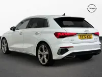 Used Audi A3 S-Line 147 HP (108 kW) 2020 White Hatchback