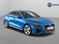 Used Audi A3 S-Line 110 HP (80 kW) 2023 Blue Sedan