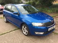 Used Skoda Rapid SE 90 HP (66 kW) 2016 Blue Hatchback
