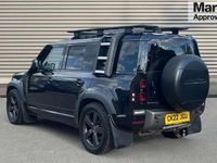 Used Land Rover Defender HSE Dynamic 300 HP (220 kW) 2022 Santorini black metallic SUV