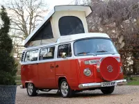Used VW T5 80 HP (58 kW) 2009 Red Van
