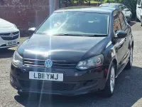 Used VW Polo SE 75 HP (55 kW) 2011 Black Hatchback