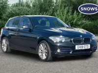Used BMW 118 Sport Line 136 HP (100 kW) 2018 Black Hatchback