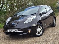 Used Nissan Leaf Acenta 80 kW (109 HP) 2016 Black Hatchback