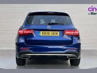 Used Mercedes GLC250 AMG line 200 HP (147 kW) 2018 Blue SUV