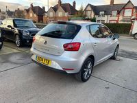 Begagnad Seat Ibiza I-Tech 105 HK (77 kW) 2014 Silver Halvkombi