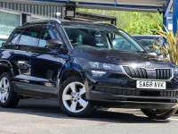 Used Skoda Karoq SE 115 HP (84 kW) 2018 Black SUV
