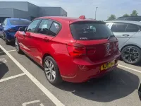 Used BMW 120 Sport Line 2018 Red Hatchback