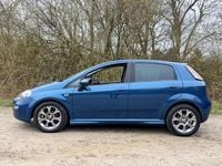 Used Fiat Punto 77 HP (56 kW) 2013 Blue Hatchback