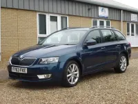 Used Skoda Octavia Elegance 105 HP (77 kW) 2013 Blue Estate