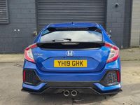 Begagnad Honda Civic Sport Plus 182 HK (133 kW) 2019 Blå Halvkombi