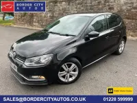 Used VW Polo Match 75 HP (55 kW) 2016 Black Hatchback