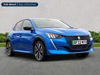 Used Peugeot e-208 Premium 100 kW (136 HP) 2022 Blue Hatchback