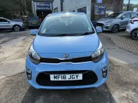 Used Kia Picanto 84 HP (61 kW) 2018 Blue Hatchback