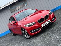 Used BMW 218 Sport Line 2015 Red Coupe