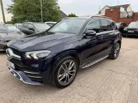 Used Mercedes GLE350 AMG line 268 HP (197 kW) 2019 Blue SUV