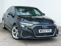 Used Audi A3 S-Line 150 HP (110 kW) 2022 Black Sedan