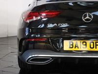 Used Mercedes CLA200 AMG line 163 HP (119 kW) 2019 Black Coupe