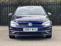 Used VW Golf VII SE 125 HP (91 kW) 2018 Blue Estate