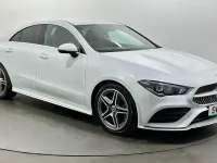 Used Mercedes CLA180 AMG line 136 HP (100 kW) 2021 White Coupe