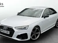 Used Audi A4 Black Edition 163 HP (119 kW) 2020 White Sedan