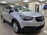 Used Vauxhall Crossland X S 110 HP (80 kW) 2017 Silver SUV