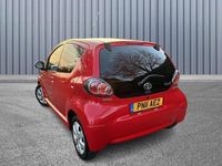 Used Toyota Aygo 68 HP (50 kW) 2011 Red Hatchback