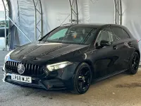 Used Mercedes A200 AMG line 2018 Black Hatchback