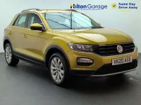Used VW T-Roc SE 150 HP (110 kW) 2020 Yellow SUV