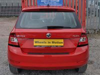 Used Skoda Fabia SE 75 HP (55 kW) 2018 Red Hatchback