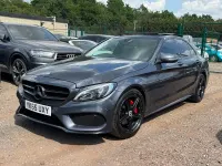 Używany Mercedes C220 AMG Line Premium 2015 Szary Sedan/Limuzyna