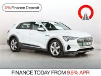 Begagnad Audi e-tron Comfort 230 kW (313 HK) 2021 Vit SUV