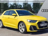 Used Audi A1 Sportback S-Line 2023 Yellow Hatchback