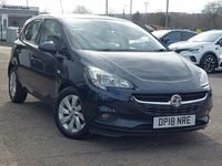Used Vauxhall Corsa Design Edition 90 HP (66 kW) 2018 Blue Hatchback