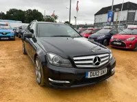 Used Mercedes C220 2012 Black Estate
