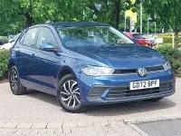 Used VW Polo Life 95 HP (69 kW) 2023 Blue Hatchback