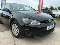 Used VW Golf VII S 125 HP (91 kW) 2016 Black Hatchback