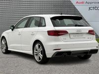 Used Audi A3 S-Line 150 HP (110 kW) 2019 White Sedan
