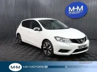 Used Nissan Pulsar Tekna 110 HP (80 kW) 2017 White Hatchback