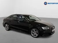 Usado Audi A3 S-Line 150 CV (110 kW) 2018 Negro Berlina