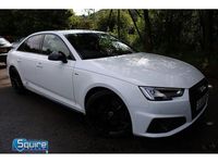 Used Audi A4 Black Edition 150 HP (110 kW) 2019 White Sedan