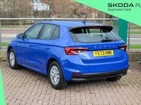 Used Skoda Fabia Comfort 94 HP (69 kW) 2023 Energy blue Hatchback