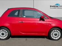 Used Fiat 500 Lounge 68 HP (50 kW) 2021 Red Cabriolet